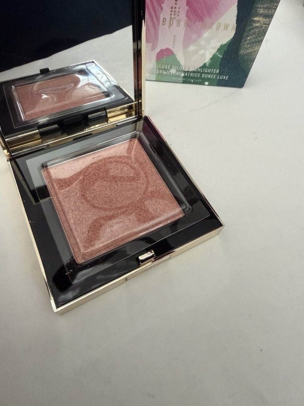 Bobbi Brown Luxe Gilded Highlighter #Foiled Petal - 0.25fl oz - NIB - Picture 3 of 4